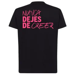 Atlético de Madrid CAMISETA NUNCA DEJES DE CREER NEGRA NIÑO