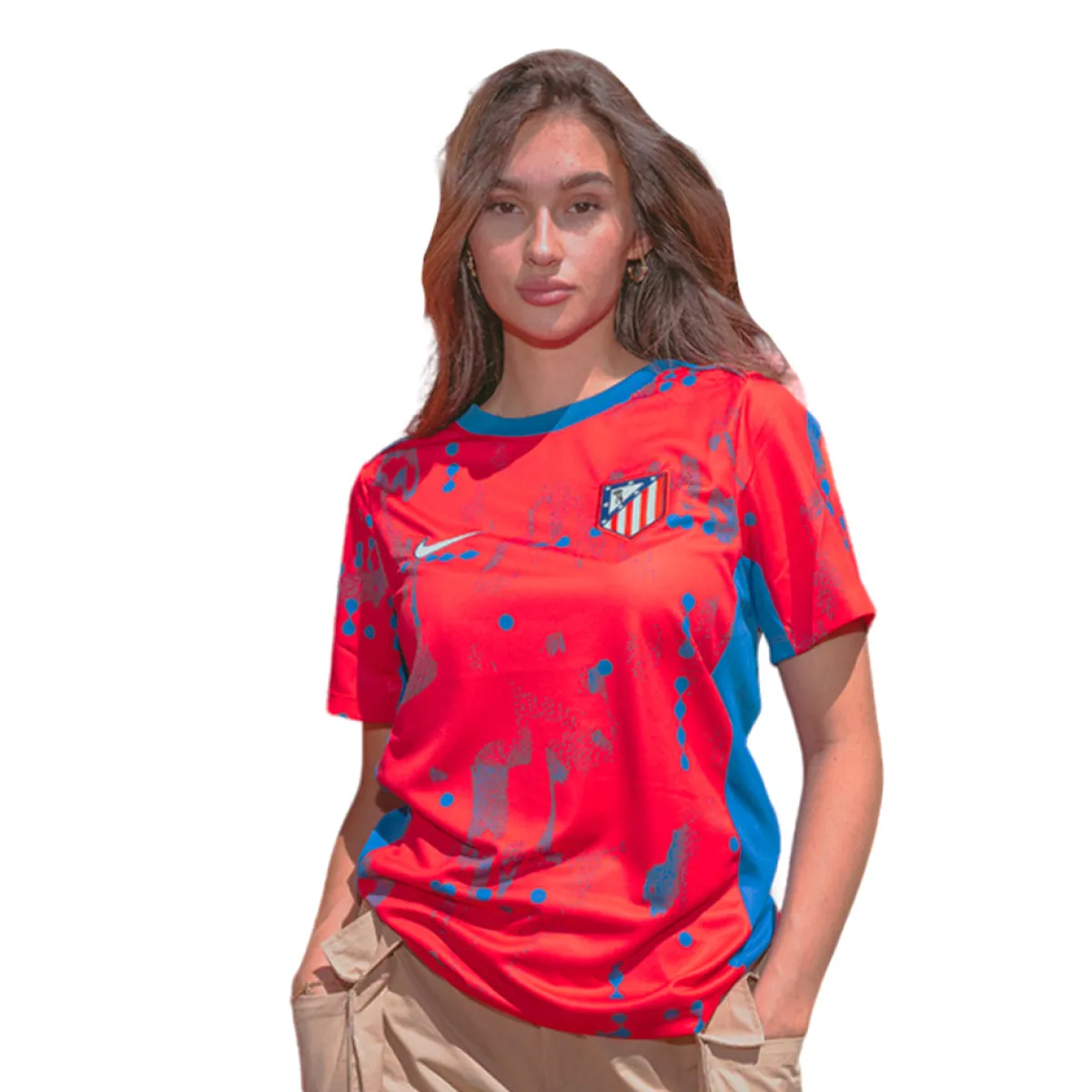 Mujer Atlético de Madrid Camiseta prematch mujer nike 24/25