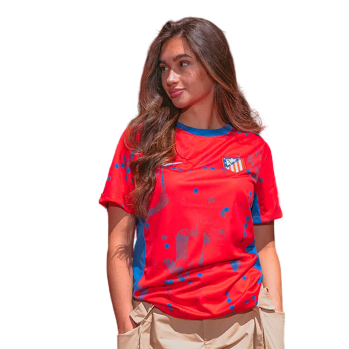 Mujer Atlético de Madrid Camiseta prematch mujer nike 24/25