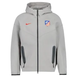 Hombre Atlético de Madrid Chaqueta Tech Fleece Uefa Gris