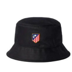 Mujer Atlético de Madrid Gorro Bucket Negro