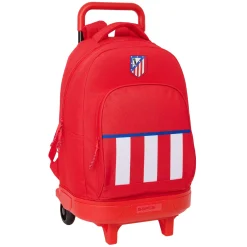 Atlético de Madrid Mochila Carro Compact Extraible Escudo Rayas