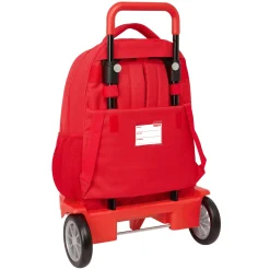 Atlético de Madrid Mochila Carro Extraible Escudo Rayas