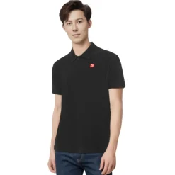 Hombre Atlético de Madrid POLO PARCHE NEGRO