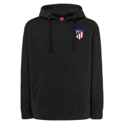 Hombre Atlético de Madrid SUDADERA NEGRA BáSICA